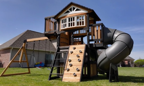 Kids garden playhouse - playhouse, large