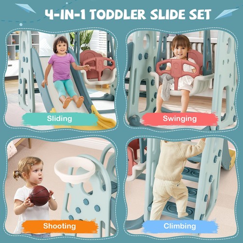 Set freestanding baby slide - set,