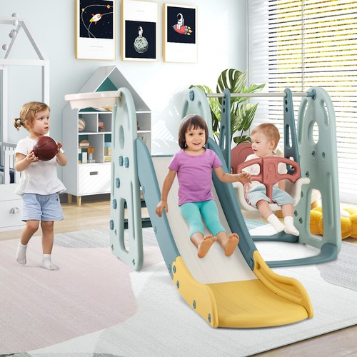 Kids slide swing set - slide,