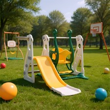 Kids Garden Swing Slide &