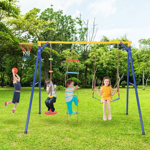 Kids swing set outdoor - set,