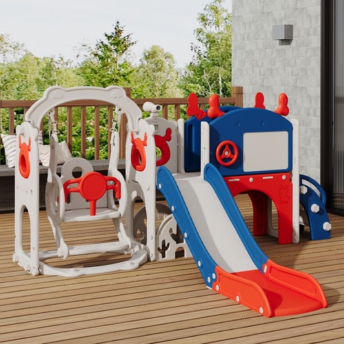 Toddler garden swing slide - garden, &